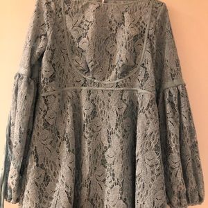 Free people mini lace dress